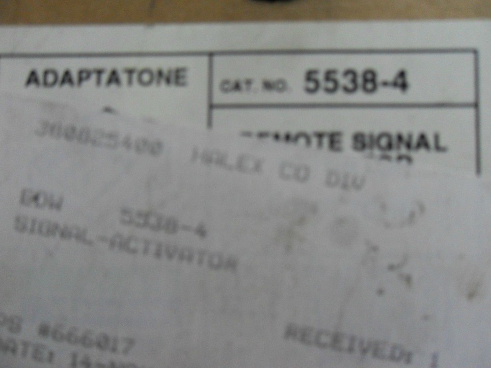 1 Edwards 5538-4 SIGNAL ACTUATOR