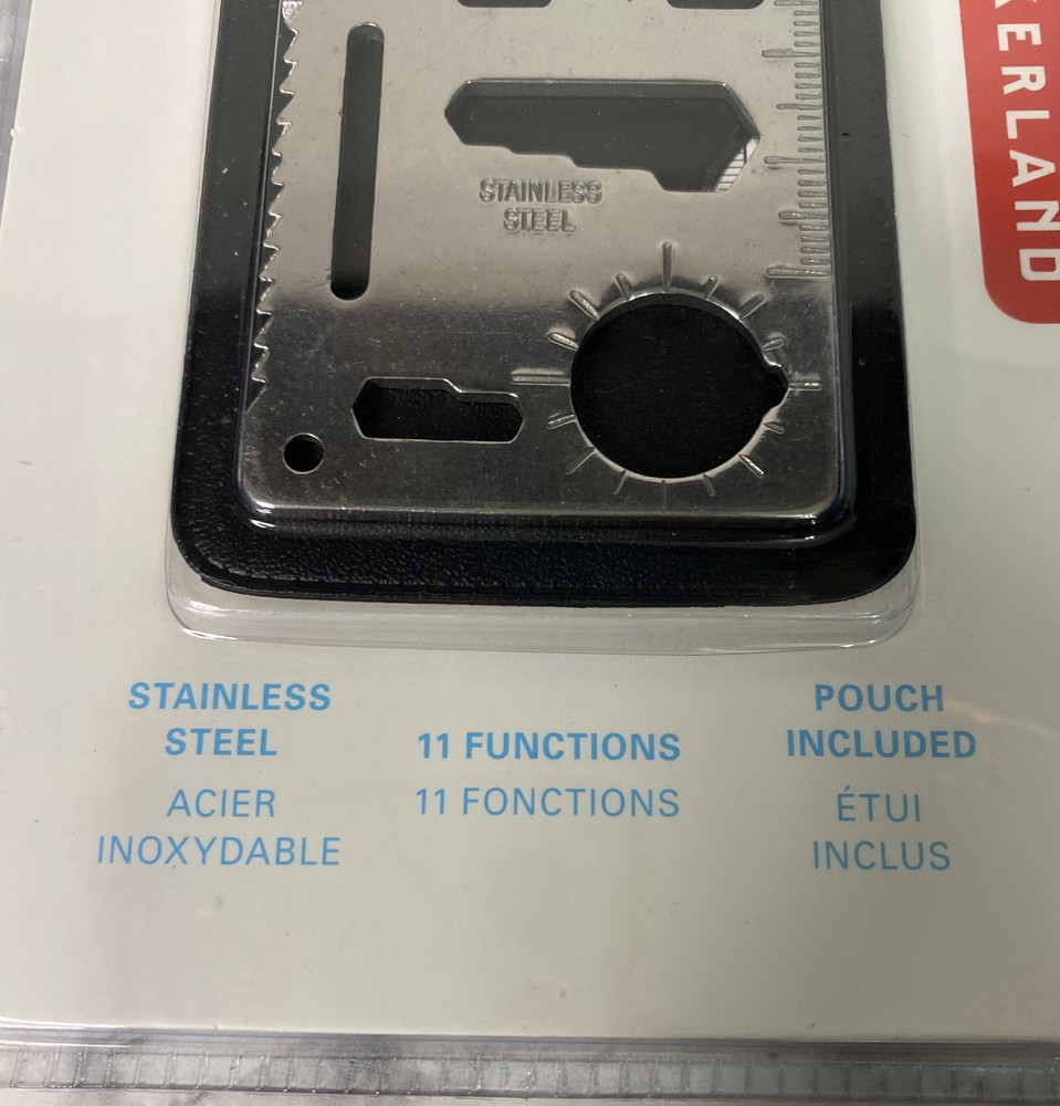 SURVIVAL TOOL KIKKERLAND Metal With Pouch