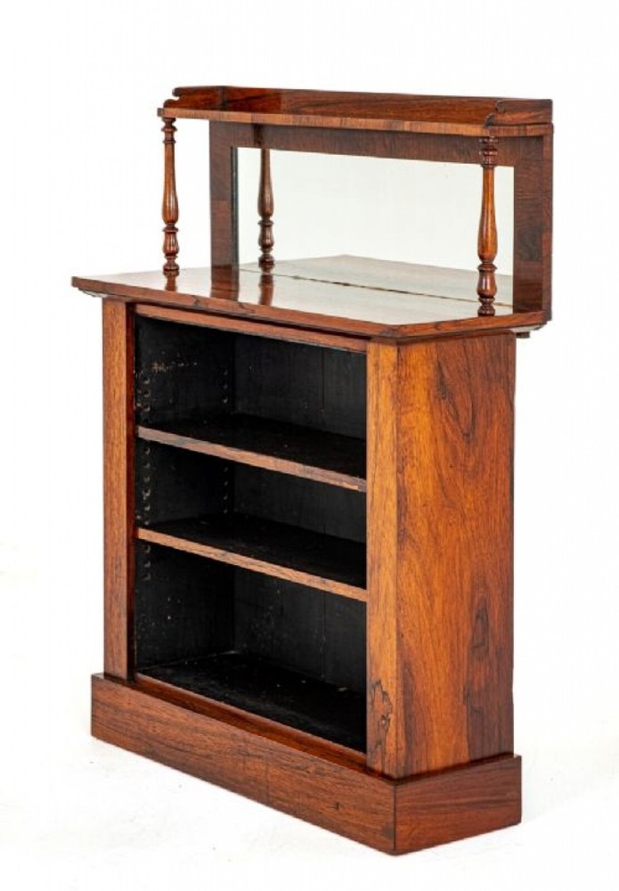 Period Victorian Bookcase Open Front 1860