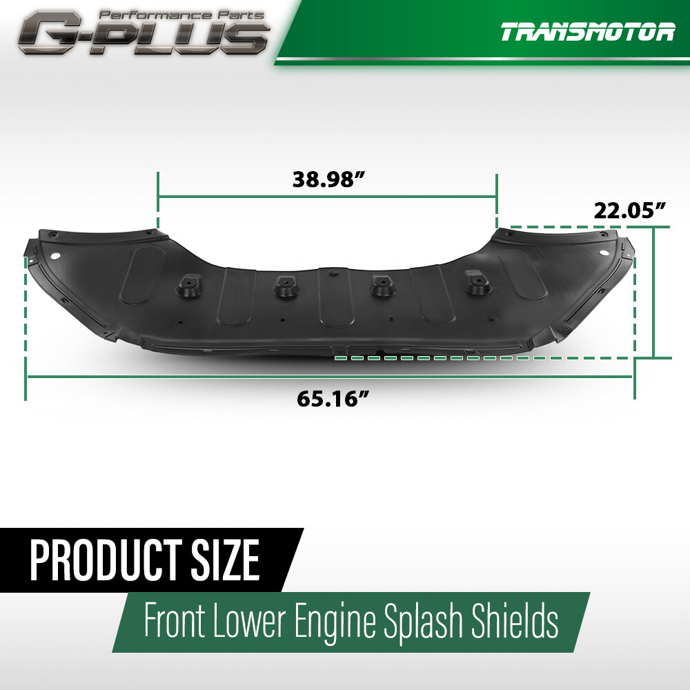 Front Lower Engine Splash Shields Front 29110C2500 For Hyundai Sonata 2018 2019