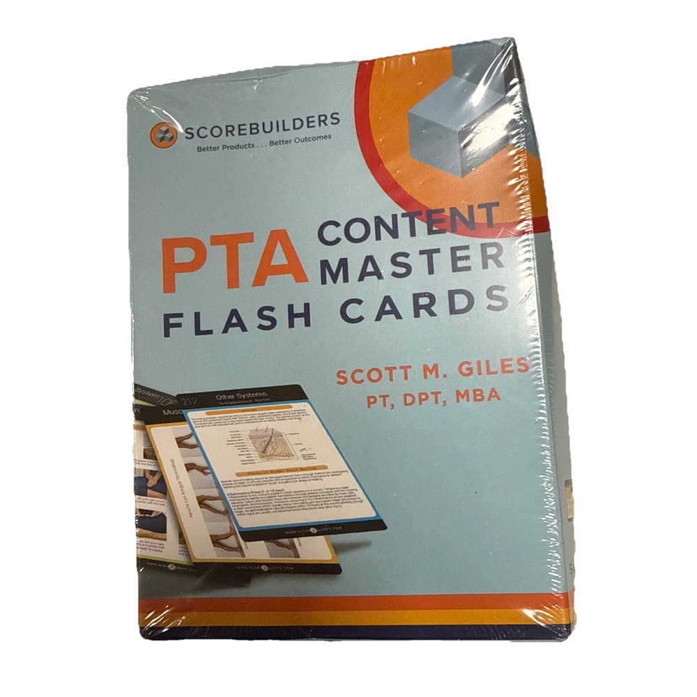 Scorebuilders PTA – Content Master Flash Cards-NEW-Sealed