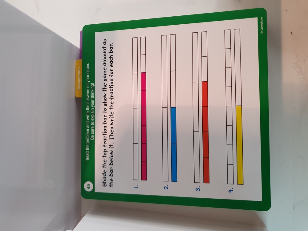 Problem Solving Card Bank by Lakeshore Grade 2-3, 5 Math Domains