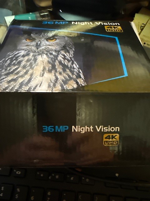 36 MP Night Vision 4k UHD, Black Color Binoculars! Includes Strap