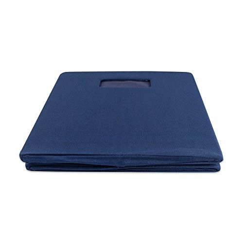 Poly-Cube Storage Collection Hard Sided, Small Square, 11x11x11" Nautical Blue