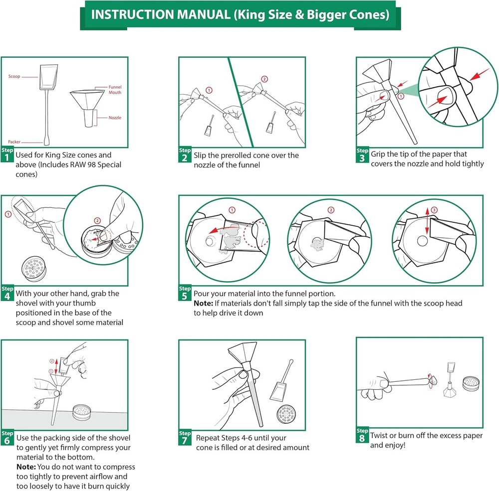 Effortless Cone Loader for 1¼, King Size, and Large Cones | Fast Pre-Roll Tool