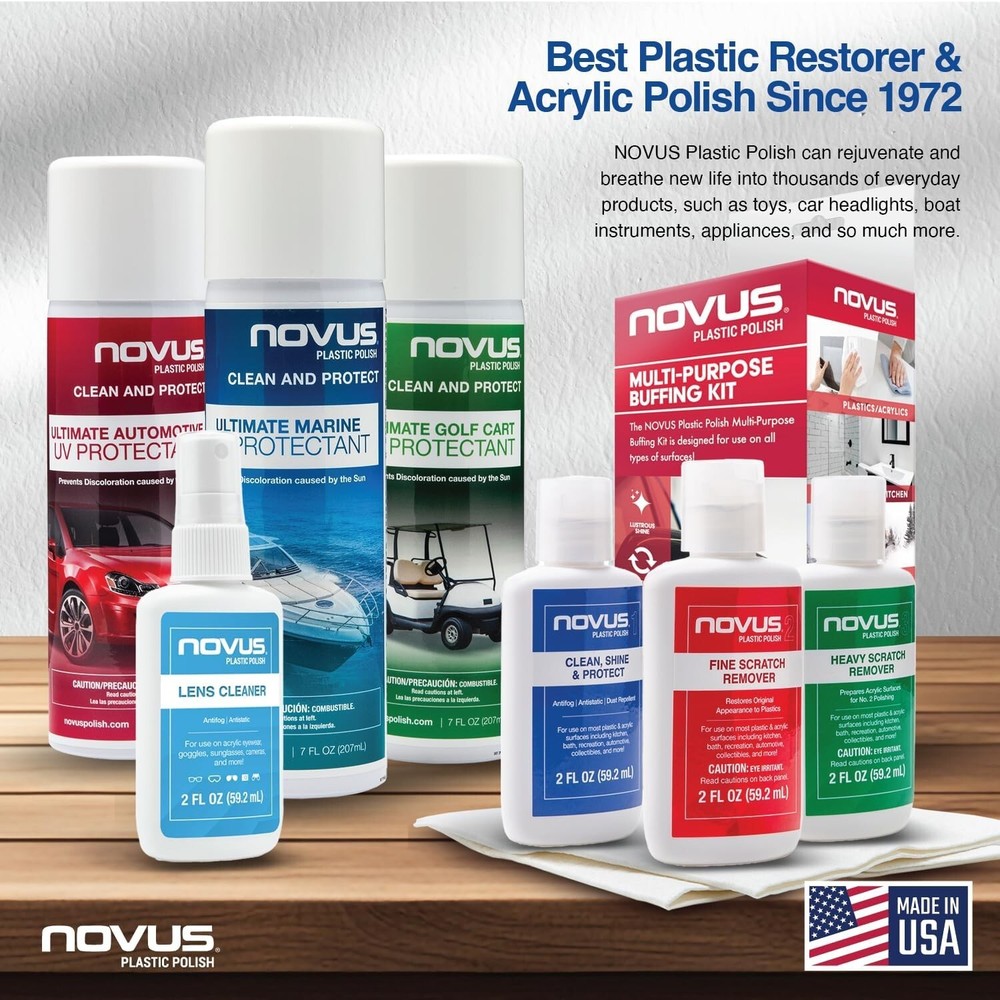 NOVUS Plastic Polish | Flexible Window Kit