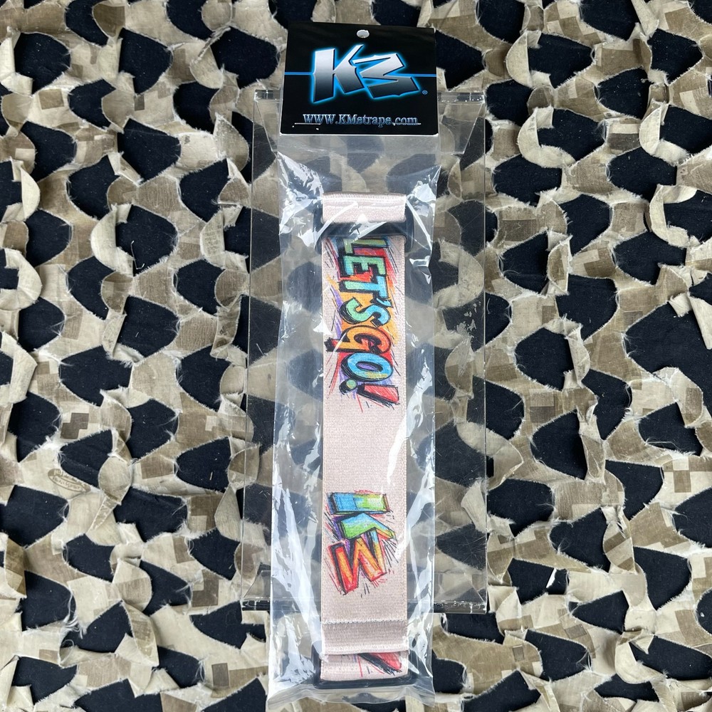 NEW KM Paintball Universal JT Goggle Strap - Let's Go