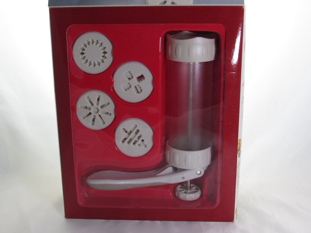 Wilton Cookie Max Cookie Press Plastic 12 Designs Ergonomic Handle