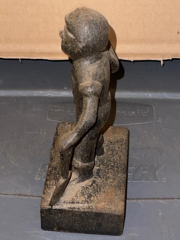 Cast Iron Sandy Midwest Fdry Figure