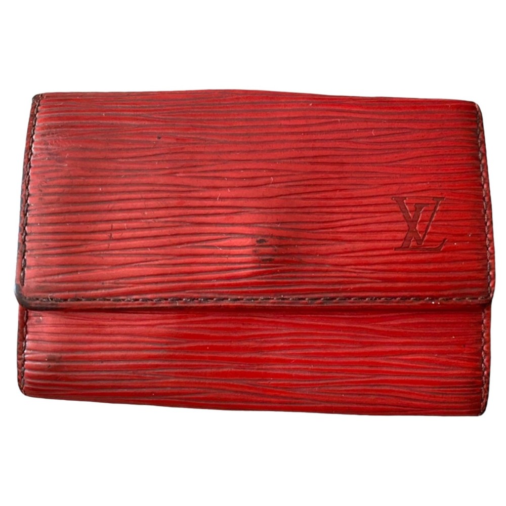 Louis Vuitton Folding Red Epi 6 Multicles Hook Key Ring