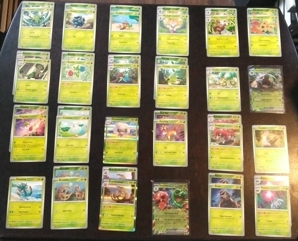 Pokemon Temporal Forces Near Complete Base Master Set- (28-RH/5-EX/7-AS Missing)