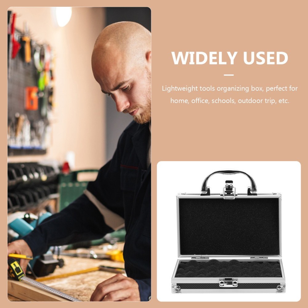 Small Aluminium Alloy Toolbox Organizer Multi Function Tool Storage