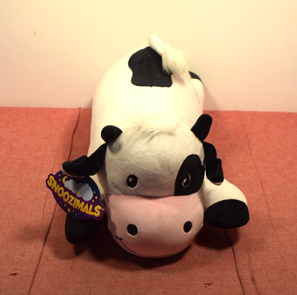 Snoozimals 20" Cow Plush