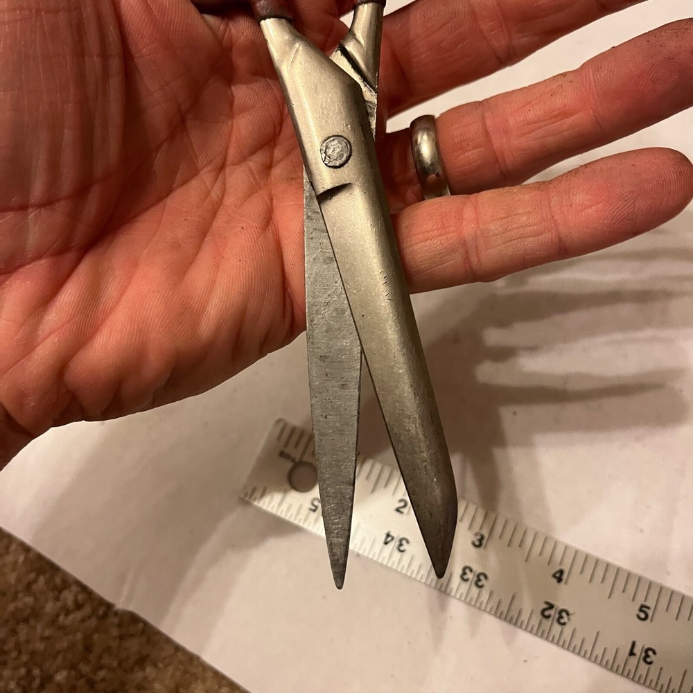 Vintage Jason Scissors Red Handle 7” Long