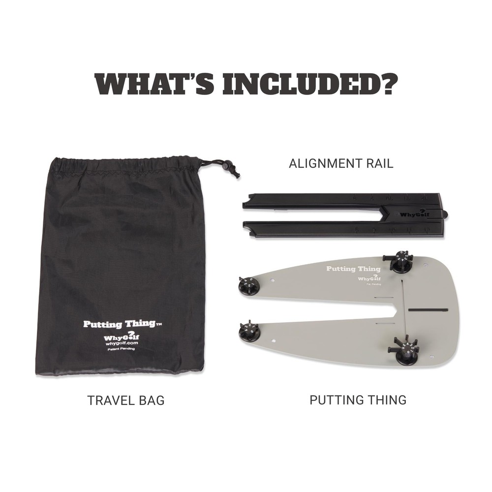 WHYGOLF Putting Thing | Golf Accessory Trainer for Improved Putt Accuracy | Putt