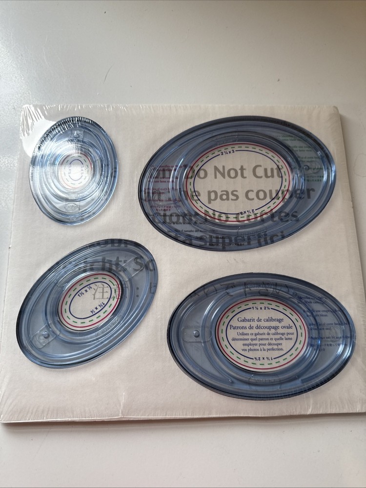 CREATIVE MEMORIES OVAL PATTERNS CUSTOM CUTTING SYSTEM MAKES NEW