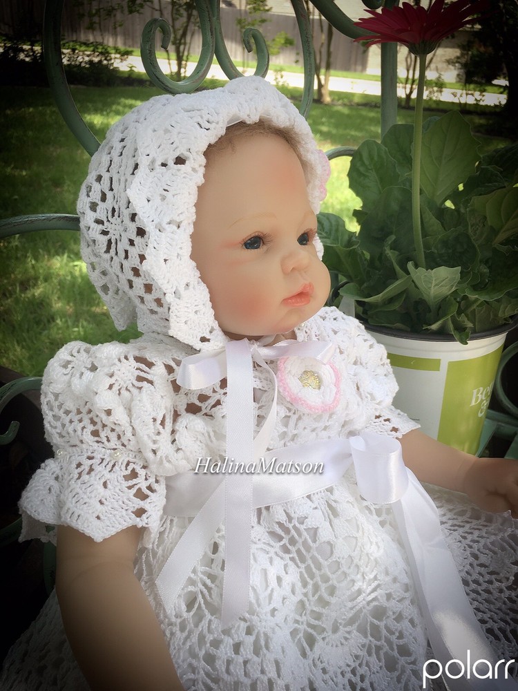Heirloom Style Christening Crochet Baby Pattern