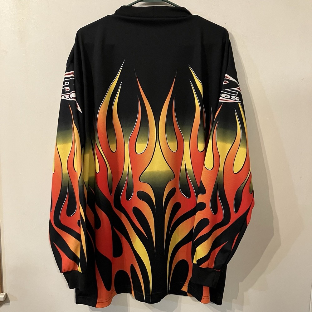 32 Degrees Paintball Jersey Flame Design Size X-LARGE