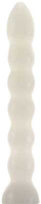 6 1/2" White Seven Knob candles