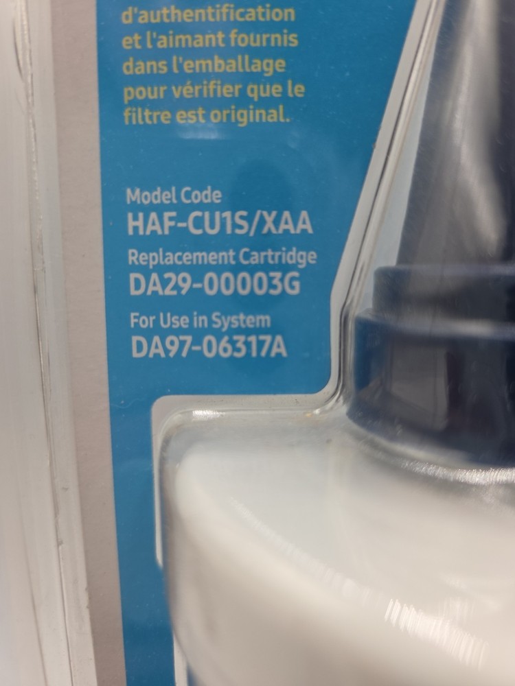Samsung Refrigerator Water Filter DA29-00003G Model HAF-CU15/XAA