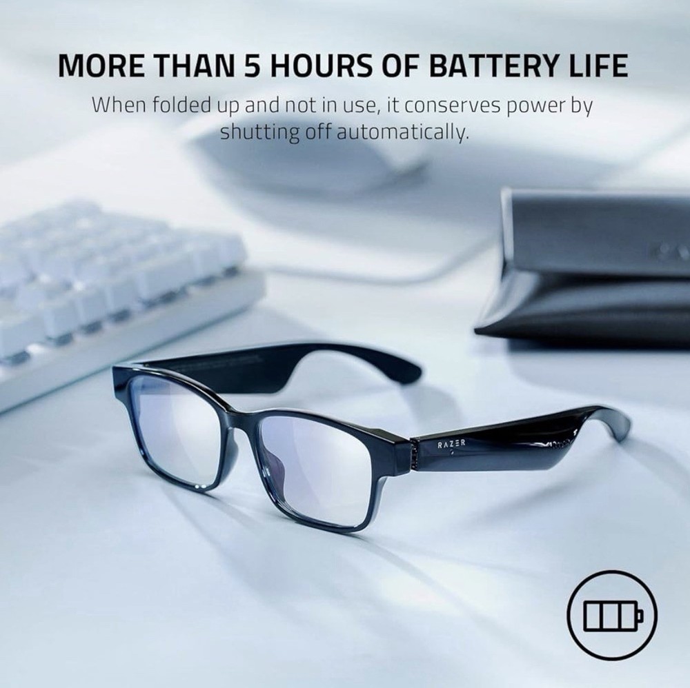 Razer Anzu Rectangle Small | Medium Bluetooth Smart Glasses