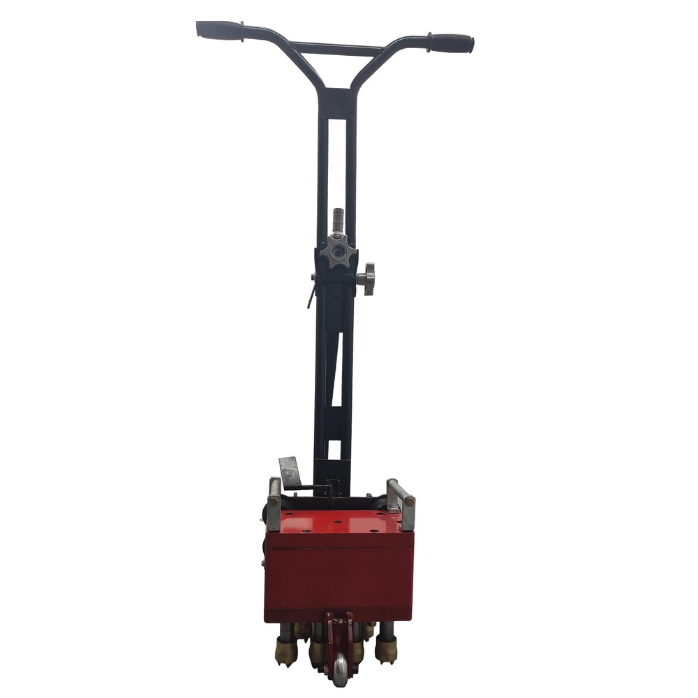 7-Head Hand-Pushed Pavement Renovation Machine Concrete Scabbler Grinder Chisel