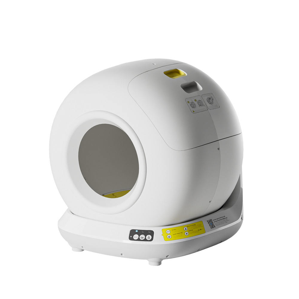 Self Cleaning Cat Litter Box,78L, No Scooping Automatic Litter Box / APP Control