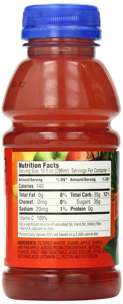 Fruit Punch, 10 Fl Oz (Pack of 12)