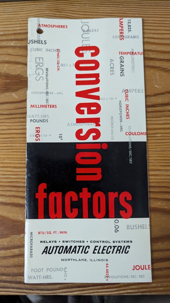 5x 1960s Automatic Electric Co guide booklets
