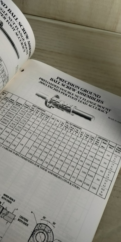 1993 ~ BALL SCREWS & ACTUATORS CO. Catalog C1
