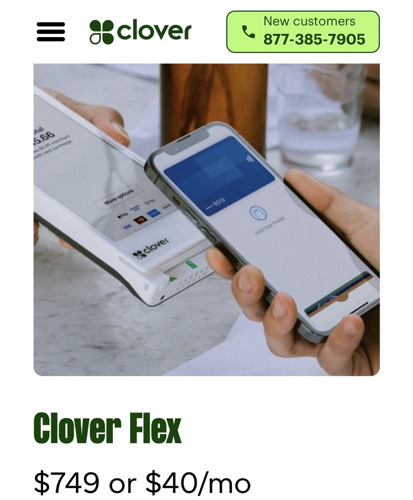 Clover Flex 4 POS System