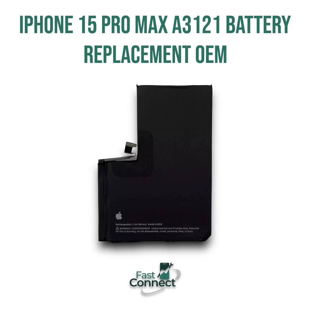 iPhone 15 Pro Max  A3121 Battery Replacement OEM Original Apple BH 90-95%