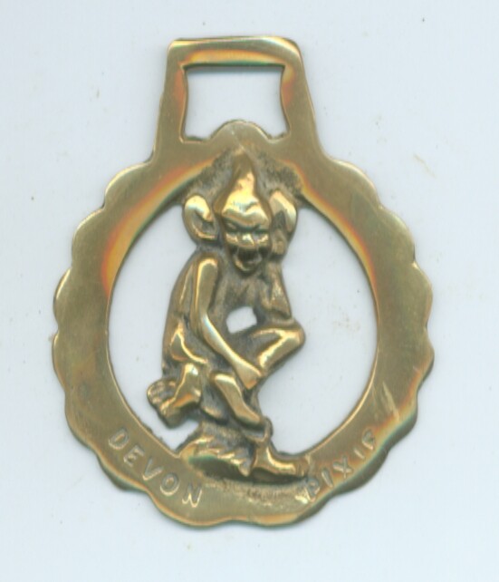 DEVON PIXIE    horse brass (6202)