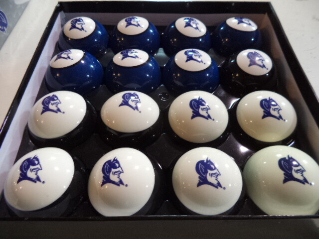 Duke Blue Devils Billiard Ball Set