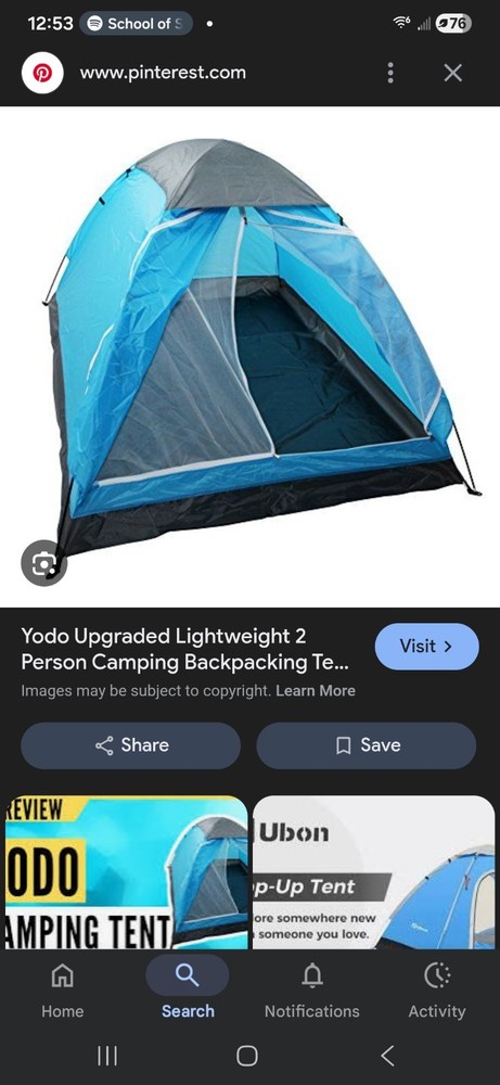 Yodo Upgraded Lightweight Tent