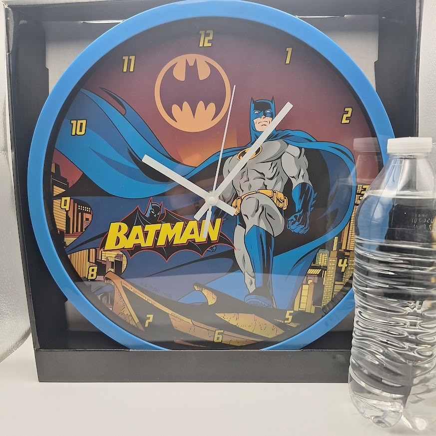 Batman Comic Style 12" Analog Wall Clock DC Comics Decorative Home Decor