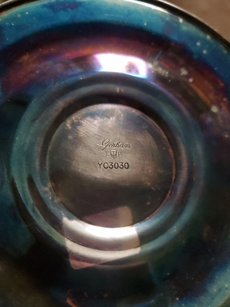 Gorham Silverplated Weighted YC3030 Candle Stick
