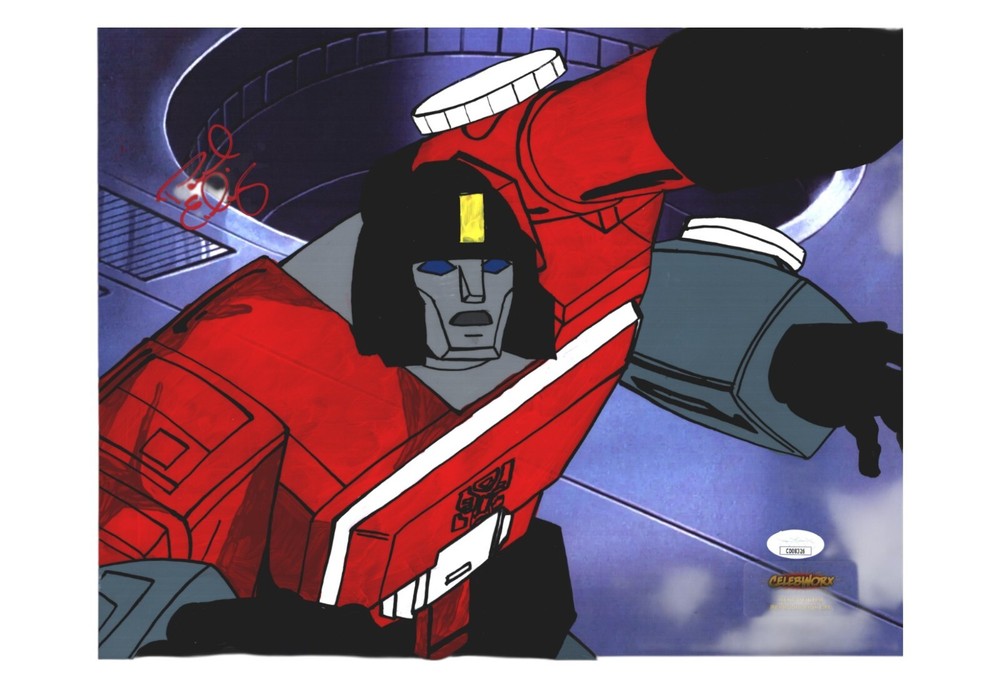 PAUL EIDING Signed TRANSFORMERS 11X14 REPRODUCTION CEL Autograph JSA COA