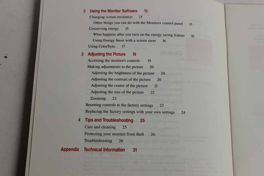 APPLE MULTIPLE SCAN 15 DISPLAY USER'S GUIDE 030-6309-A