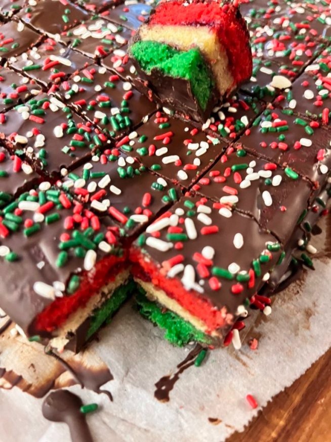 Authentic Italian Rainbow Cookies * Multiple Sizes & Variations Available