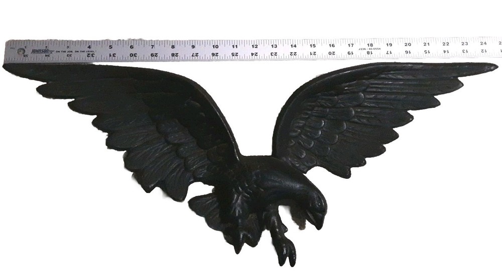 Vintage Cast Iron Eagle 24" × 9"