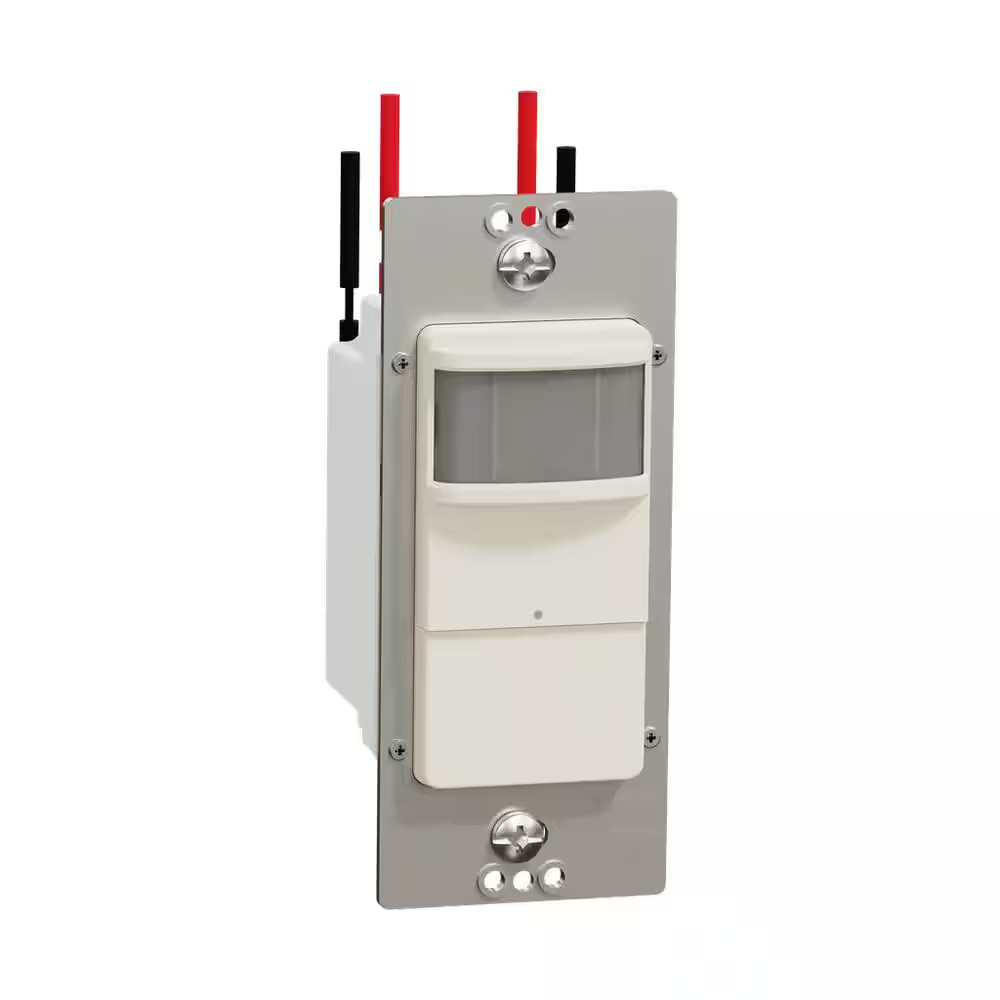 X Series 15 Amp Single Pole PIR Bedroom/Bathroom Occupancy Sensor Light Control
