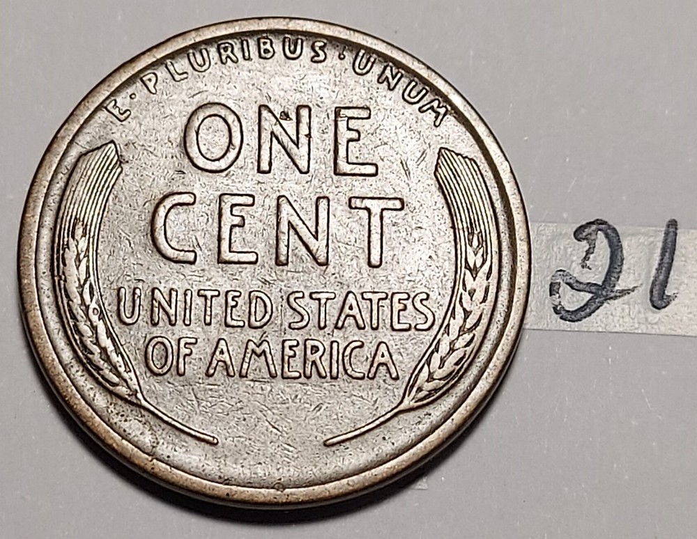 1919-S Lincoln Wheat Cent #21