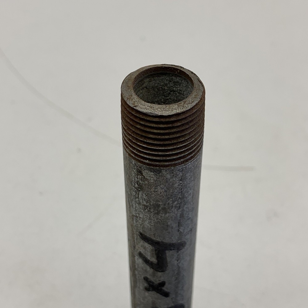 (8-Pack) 3/8” NPT x 4” Length Threaded Iron Pipe Nipple