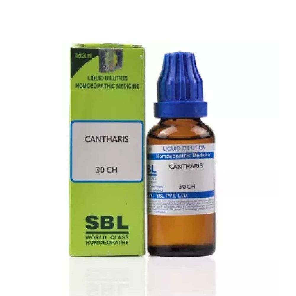 SBL Homeopathy Cantharis (30 ML / 100 ML) (Select Potency)