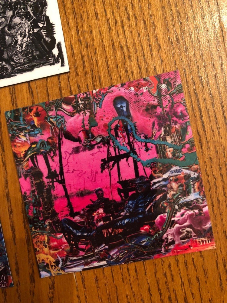 Black Midi fridge magnets