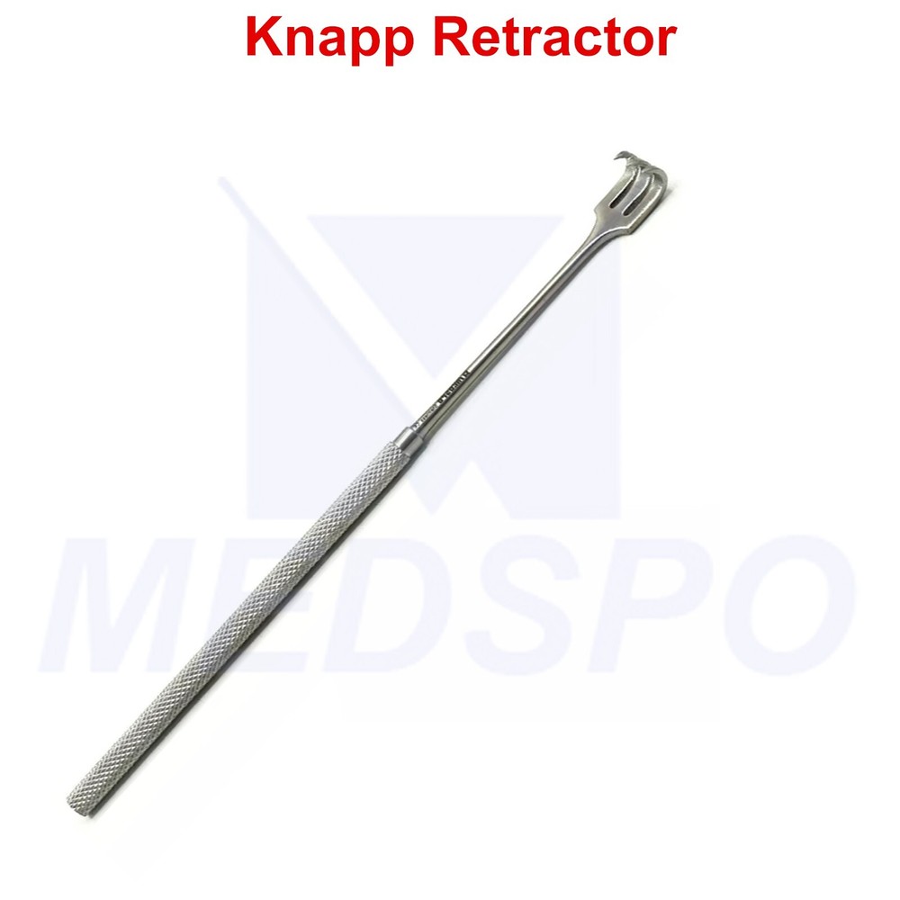 Surgical Three Prong Sharp Knapp Retractor Hook Shape Surgery Instruments NEW