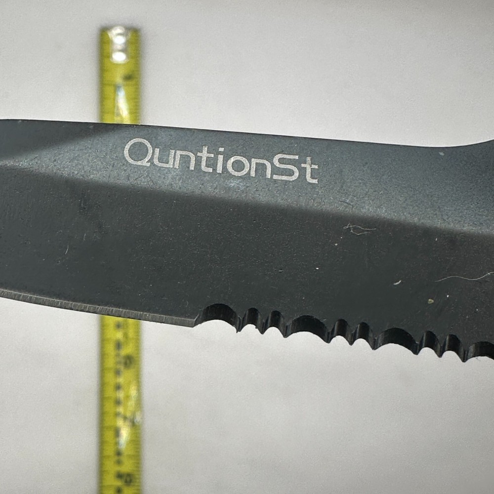 QuntionSt Pocket Knife Multitool Lock Screwdriver Camping Fold 7"