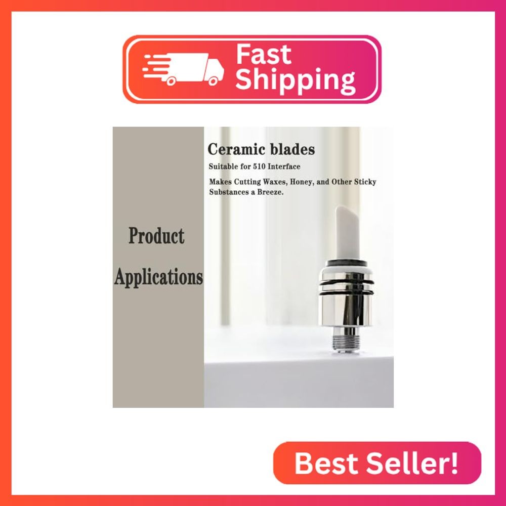 Ceramic Hot Knife Tip,Multi-Tool Ceramic Knife Tip for Slicing Wax or Viscous oi