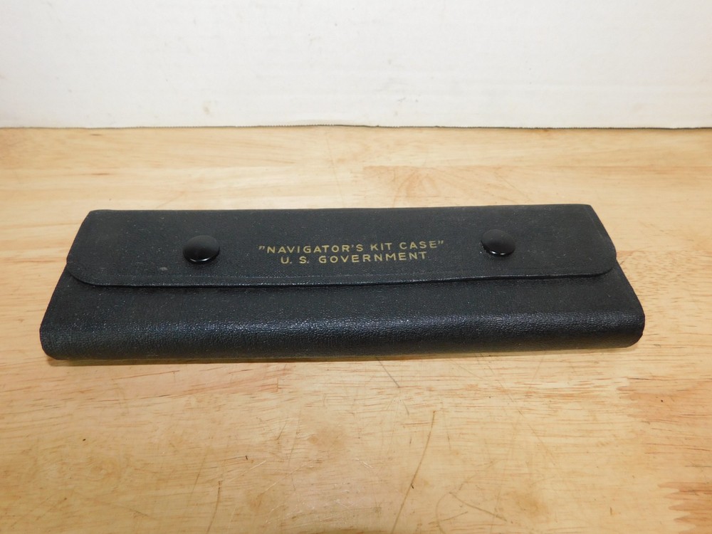 K&E Drafting Navigators Compass Kit & Case Marked US Government Germany 4/25